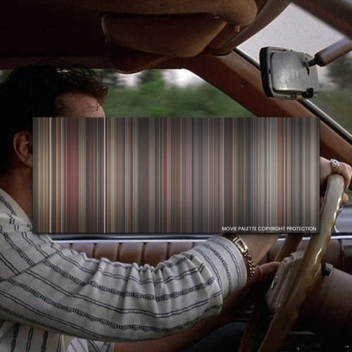 Goodfellas movie barcode canvas print, the whole film as stripes of color