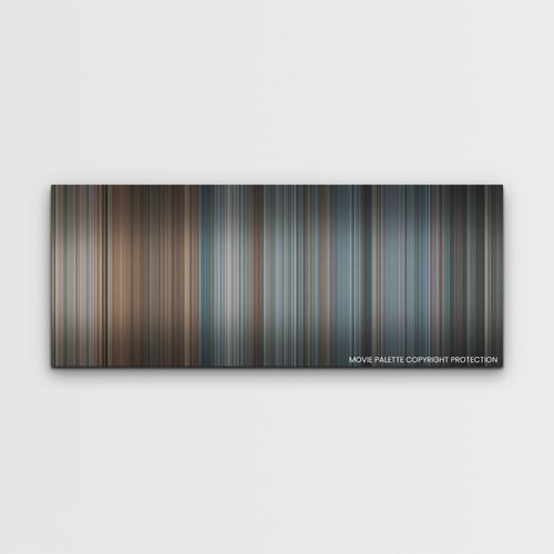 BlackBerry color palette canvas print: thousands of thin vertical stripes of color