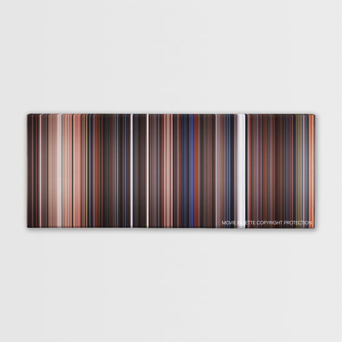 Hellraiser color palette canvas print: thousands of thin vertical stripes of color