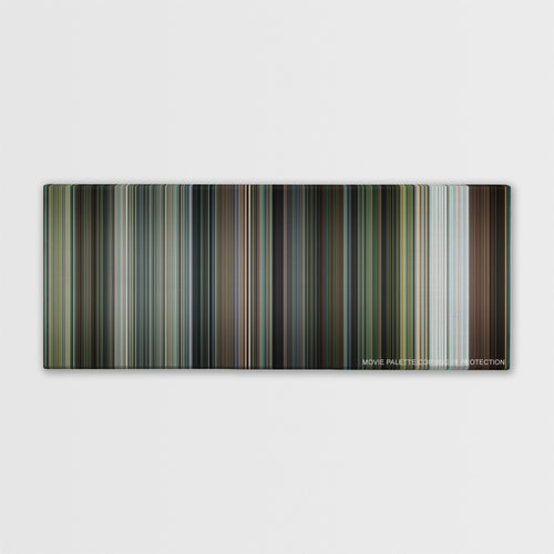 Shooter color palette canvas print: thousands of thin vertical stripes of color