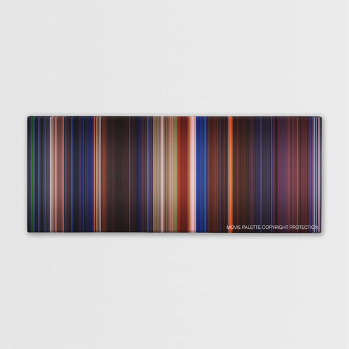 Mortal Kombat color palette canvas print: thousands of thin vertical stripes of color