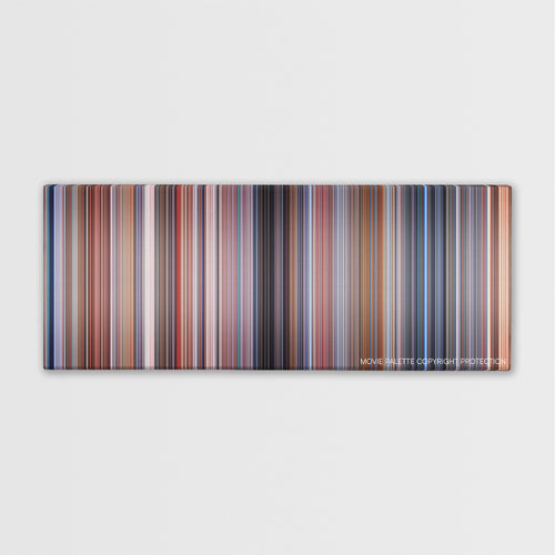 Paycheck color palette canvas print: thousands of thin vertical stripes of color