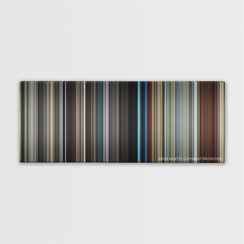 Stoker color palette canvas print: thousands of thin vertical stripes of color