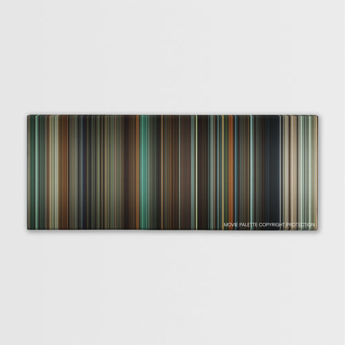 Run All Night color palette canvas print: thousands of thin vertical stripes of color