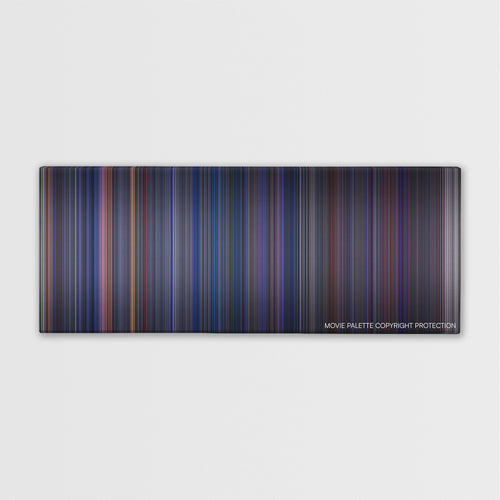 Crimson Tide color palette canvas print: thousands of thin vertical stripes of color