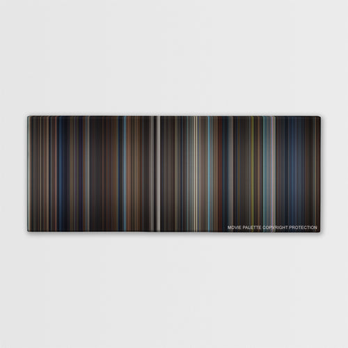 Hugo color palette canvas print: thousands of thin vertical stripes of color