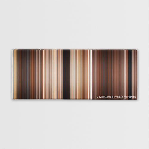 Maverick color palette canvas print: thousands of thin vertical stripes of color