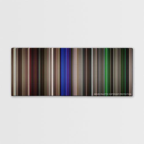 Neighbors color palette canvas print: thousands of thin vertical stripes of color