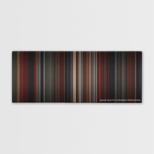 Mean Streets color palette canvas print: thousands of thin vertical stripes of color