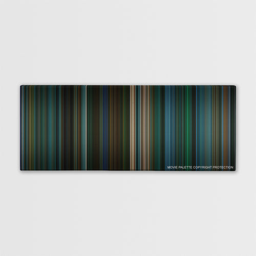 John Wick: Chapter 3 - Parabellum color palette canvas print: thousands of thin vertical stripes of color