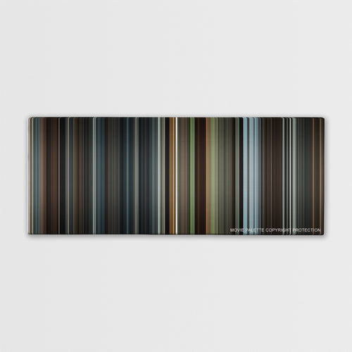 Snow White and the Huntsman color palette canvas print: thousands of thin vertical stripes of color