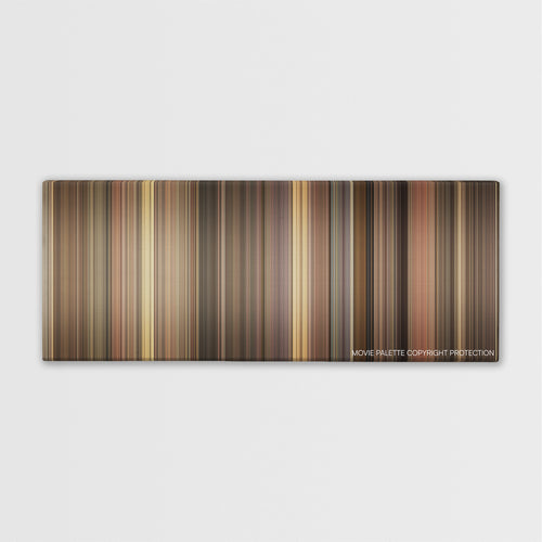 Fences color palette canvas print: thousands of thin vertical stripes of color