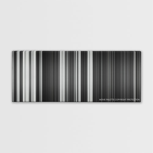 Frankenweenie color palette canvas print: thousands of thin vertical stripes of color
