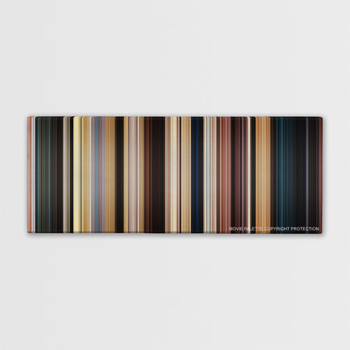 John Carter color palette canvas print: thousands of thin vertical stripes of color