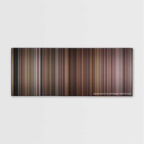 Four Rooms color palette canvas print: thousands of thin vertical stripes of color
