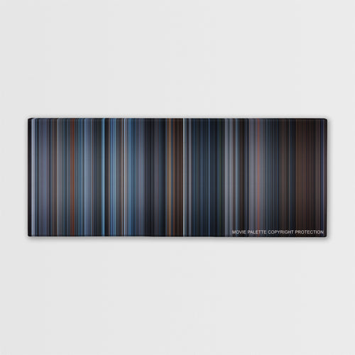 Hannibal color palette canvas print: thousands of thin vertical stripes of color