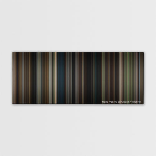 Gone Baby Gone color palette canvas print: thousands of thin vertical stripes of color