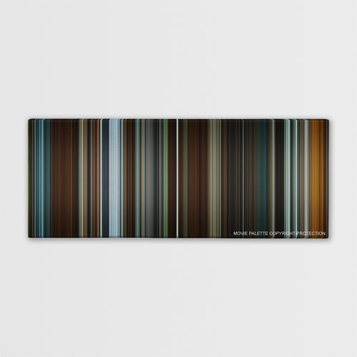 Predestination color palette canvas print: thousands of thin vertical stripes of color