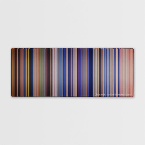 The Patriot color palette canvas print: thousands of thin vertical stripes of color