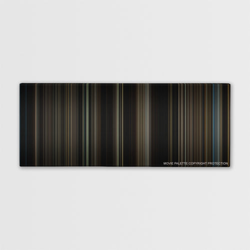 Lincoln color palette canvas print: thousands of thin vertical stripes of color