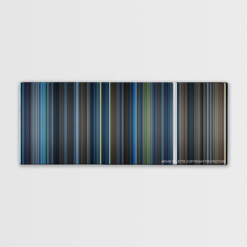 Blade color palette canvas print: thousands of thin vertical stripes of color
