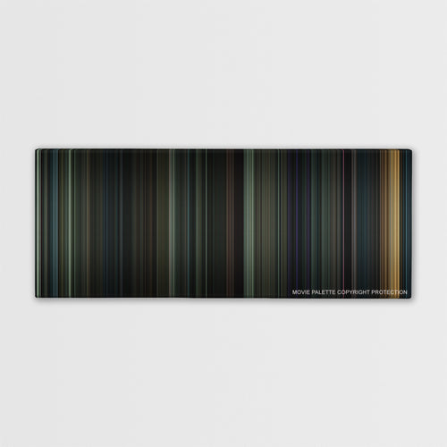 Dark Shadows color palette canvas print: thousands of thin vertical stripes of color