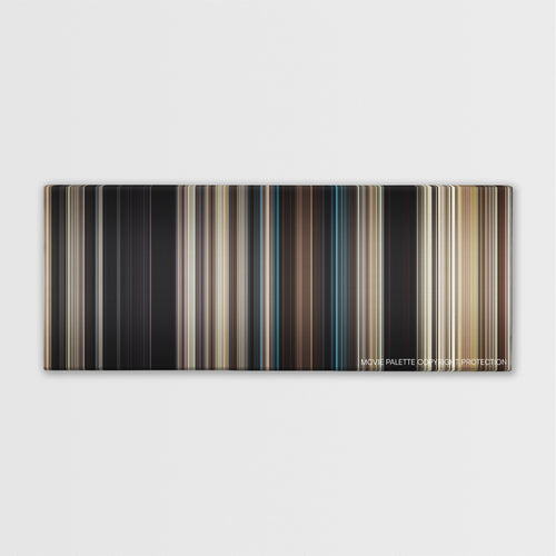 Paper Towns color palette canvas print: thousands of thin vertical stripes of color