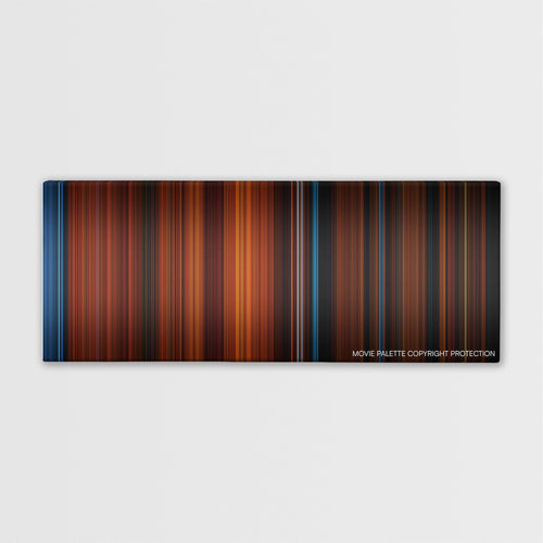 The Invitation color palette canvas print: thousands of thin vertical stripes of color