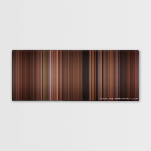 American Pie 2 color palette canvas print: thousands of thin vertical stripes of color