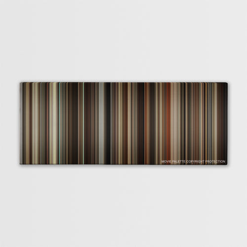 Milk color palette canvas print: thousands of thin vertical stripes of color
