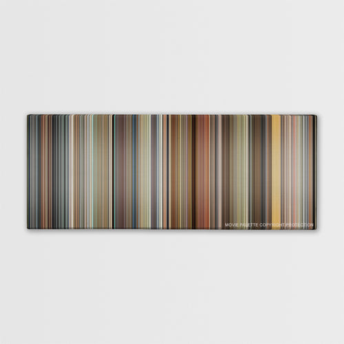 Crank color palette canvas print: thousands of thin vertical stripes of color