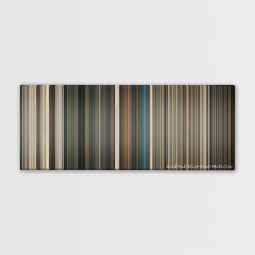 RocknRolla color palette canvas print: thousands of thin vertical stripes of color
