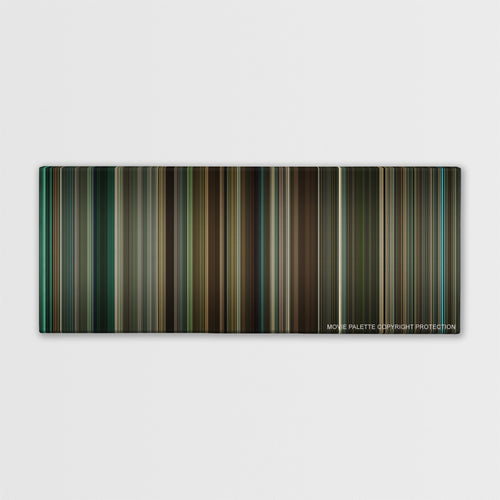 Remember Me color palette canvas print: thousands of thin vertical stripes of color