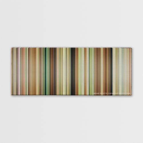 Austenland color palette canvas print: thousands of thin vertical stripes of color
