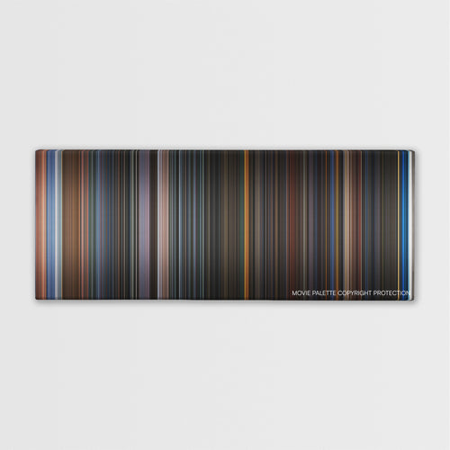 Ghost Ship color palette canvas print: thousands of thin vertical stripes of color