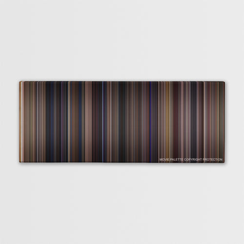 Almost Famous color palette canvas print: thousands of thin vertical stripes of color