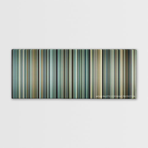 A Prophet color palette canvas print: thousands of thin vertical stripes of color
