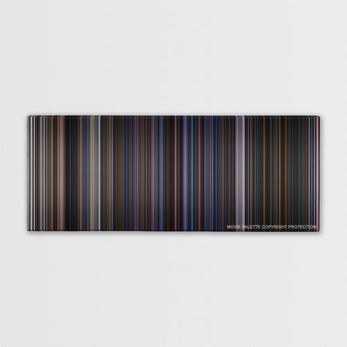 Magnolia color palette canvas print: thousands of thin vertical stripes of color