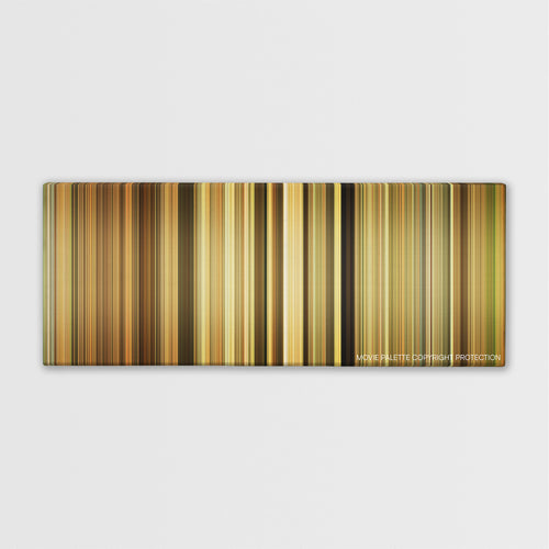 Letters to Juliet color palette canvas print: thousands of thin vertical stripes of color