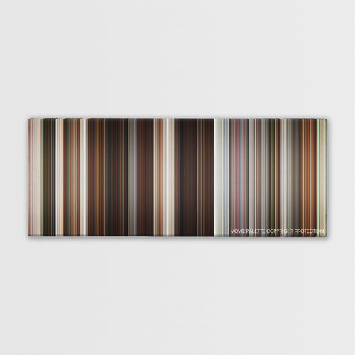 Collateral Beauty color palette canvas print: thousands of thin vertical stripes of color