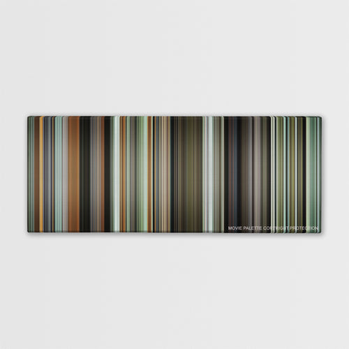 The Lobster color palette canvas print: thousands of thin vertical stripes of color