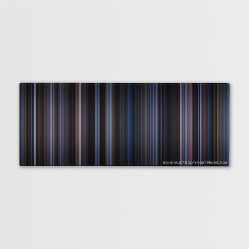 Lost in Translation color palette canvas print: thousands of thin vertical stripes of color