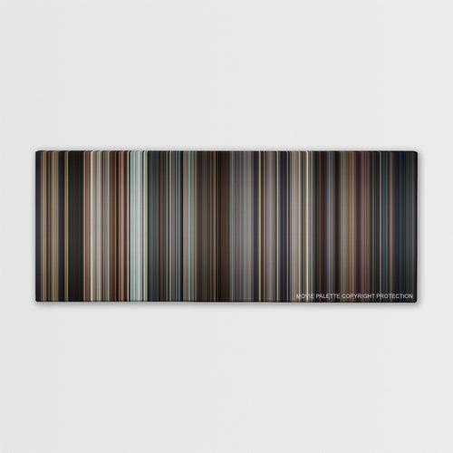 RoboCop color palette canvas print: thousands of thin vertical stripes of color