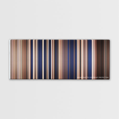 Paranormal Activity 3 color palette canvas print: thousands of thin vertical stripes of color