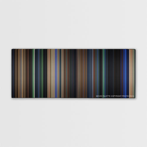 Daredevil color palette canvas print: thousands of thin vertical stripes of color