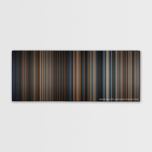 White House Down color palette canvas print: thousands of thin vertical stripes of color