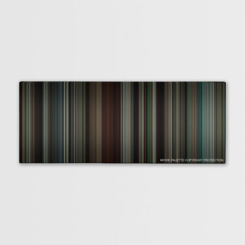 Robin Hood color palette canvas print: thousands of thin vertical stripes of color