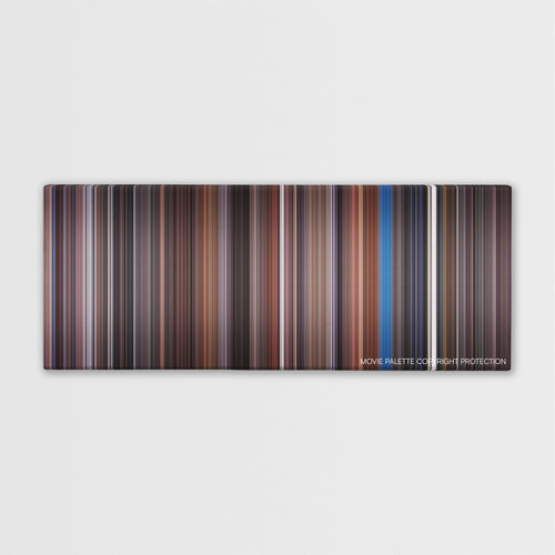 Scrooged color palette canvas print: thousands of thin vertical stripes of color