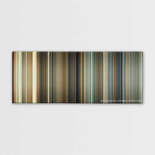 The Box color palette canvas print: thousands of thin vertical stripes of color