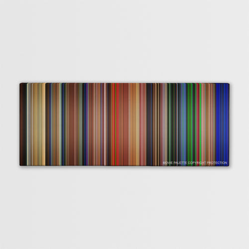 Ghostbusters color palette canvas print: thousands of thin vertical stripes of color